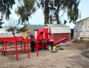 Grande macchina per uso domestico Splitter per uso domestico processore per legna da ardere da 35 tonnellate con <span class=keywords><strong>motosega</strong></span> - Product Image 6