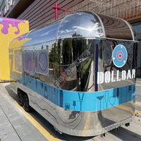 Concession de camion de restauration rapide de fabricant chinois à bas prix Snack Ice Cream Trailer Mobile Kitchen Street Food Trailer
