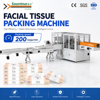 Machine d'emballage automatique multifonctionnelle intelligente et durable pour mouchoirs en papier, facile à entretenir, pour le traitement du papier