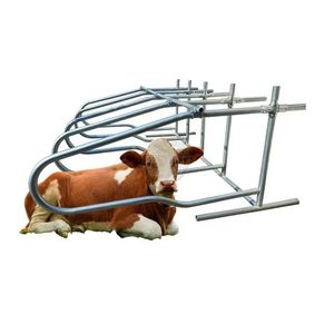 Nuovo caseificio-stalla in metallo per mucche letto portatile per mucche con base in metallo zincato <span class=keywords><strong>a</strong></span> caldo letto per allevamento di bestiame - Product Image 3