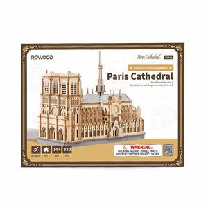 Robotime Rolife Kit <span class=keywords><strong>de</strong></span> bricolage Jouets assemblés à la main TG511 Cathédrale <span class=keywords><strong>de</strong></span> <span class=keywords><strong>Paris</strong></span> Modèle en bois <span class=keywords><strong>Puzzle</strong></span> <span class=keywords><strong>3D</strong></span> - Product Image 4