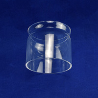 Bécher en quartz fondu SiO2 haute pureté 99,99 % avec rebord, résistant à la chaleur, JGS2, personnalisable, pour usage en laboratoire, >90 %, marque HaiChuan