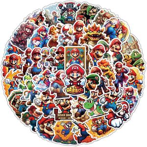 50 pièces <span class=keywords><strong>Mario</strong></span> Graffiti autocollants pour enfants fille mignon princesse étanche dessin animé bricolage autocollant ordinateur autocollants décoratifs - Product Image 2
