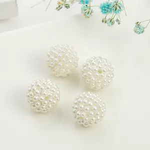 Spot Sale Cheap Fashionable 10mm 12mm 14mm Bracelet Necklace DIY ABS Women Jewelry Plastic Pearl Beads With Hole