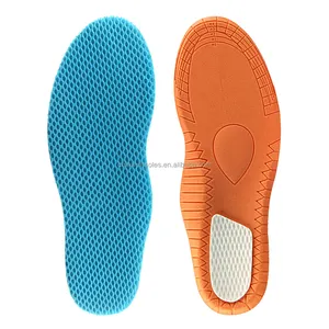 कस्टम स्नीकर्स शीतल और हल्के तकिया लोचदार स्पंज सदमे अवशोषण insoles जाल खेल आराम धूप में सुखाना