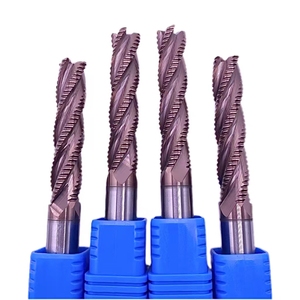 Cacbua cuối nhà máy 4 sáo tialn tráng cho thép không gỉ vonfram thép phay cắt chính xác cao cacbua rắn - Product Image 1