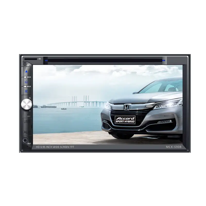 Hete Verkoop Lage Prijs Auto Dvd-Speler Universele 2 Din 6.95 Inch Autoradio Met Android 8.0