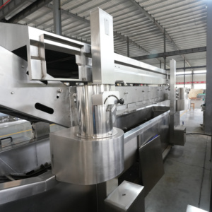 Machine à frire continue à gaz électrique commerciale Qd Manufacturer pour les chips de pommes de terre, <span class=keywords><strong>friteuse</strong></span> continue pour les sachima - Product Image 1
