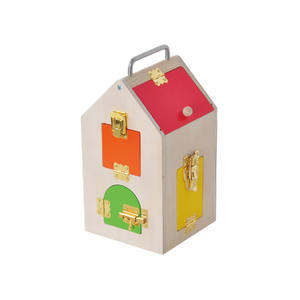Bestseller Holz materialien Montessori Lock und Key House Toy Set - Product Image 5