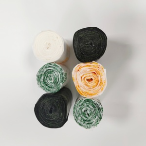 Bolsas de Plástico Biodegradables Perfumadas de HDPE con Asa Tipo Camiseta, Bolsas de Basura en Rollo, Transparentes, para Supermercado, 19x21, Venta al Por Mayor - Product Image 1