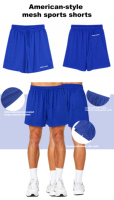 Shorts de sport en maille pour hommes, légers et respirants, décontractés, pour la gym, le fitness, la course à pied, personnalisation de marque, OEM, ODM