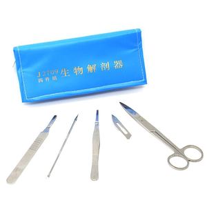 Juego de disección biológica (4 piezas) Herramientas de laboratorio, herramientas para preparación de muestras, kit de disección (4 piezas) - Product Image 1