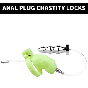 Chastity Cage with Anal Hook: Secure & Adjustable