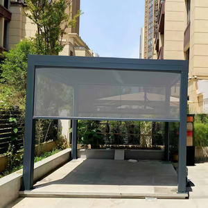 ศาลาโลหะกันน้ำกลางแจ้ง6X3X4สามารถปรับแต่งได้กันลมพร้อมไฟ LED และเคลือบผง - Product Image 2