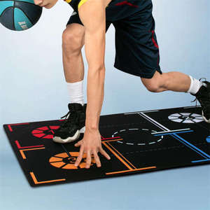 Tappetini per palloni da basket 120*85cm per il controllo della palla tappetino per l'allenamento di pallacanestro di dimensioni per adulti insonorizzate per interni - Product Image 5