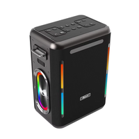 Haut-parleur karaoké Bluetooth extérieur haute puissance 400W tout-en-un portable avec subwoofer à basses profondes et microphone pour les activités festives