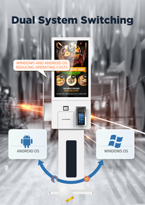 Ker thông minh thức ăn nhanh đặt hàng <span class=keywords><strong>kiosk</strong></span> thanh toán tự dịch vụ <span class=keywords><strong>kiosk</strong></span> 22 inch kiốt thanh toán với đầu đọc thẻ NFC - Product Image 5