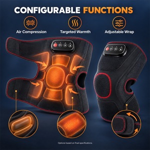 Masseur chauffant électrique pour genoux avec compression d'air, attelle de soutien pour soulager la douleur, thérapie pour usage domestique - Product Image 5
