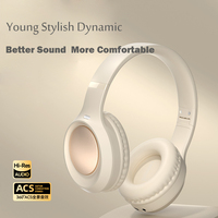 Casque sans fil HiFi Bluetooth 6.0, casque supra-auriculaire avec carte TF, casque stéréo pour téléphone, PC et ordinateur portable