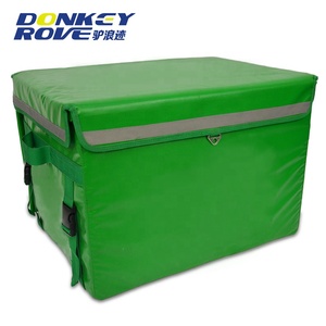 Large heavy duty XPS food delivery box bag for bike motorcycle
