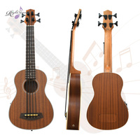 Guitare basse électrique de 30 pouces, électro-européen/ODM, acoustique, ukulele, avec EQ