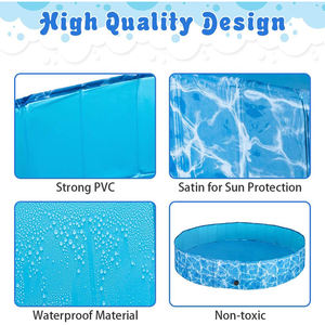 कुत्तों के लिए गर्म inflatable पूल पालतू जानवरों के लिए पालतू स्नान राउंड लाउंज पंजे पालतू कुत्ते हड्डी के आकार के कुत्ते पैडलिंग पूल - Product Image 3