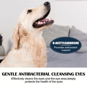 Gocce Oculari Yegbong per Cani e Gatti, Rimozione Lacrime, Allevia il <span class=keywords><strong>Prurito</strong></span> Oculare, Pulizia Delicata - Product Image 4
