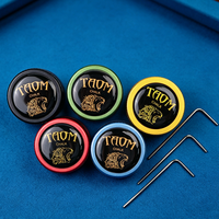 QFH-01 TAOM Porte-craie magnétique avec clip ceinture, étui à craie pour queue de billard, aimant puissant, boîte à craie Taom pour billard et snooker