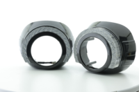 I9-C30 Cache de projecteur LED Angel Eye 5D RGB en cristal de 3 pouces pour la modification de l'éclairage automobile
