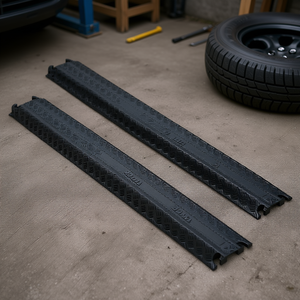 แผ่นกันกระแทกสายเคเบิล Meyer แบบ 2 ชิ้น ขนาด 39 นิ้ว รับน้ำหนักได้ 2000 ปอนด์ ผลิตจากพลาสติก อุปกรณ์เสริมสำหรับยานพาหนะ - Product Image 2