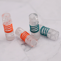 Boucle de serrage à ressort en plastique à double trou pour lacets et cordons, personnalisable, vente en gros, couleur sur mesure