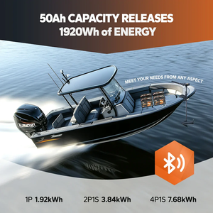 LiTime 36V 50Ah Bluetooth-gesteuerte Marine-Trolling-Motor batterie IP65 Wasserdicht und staub dicht US EU AU JP CA Stock - Product Image 6