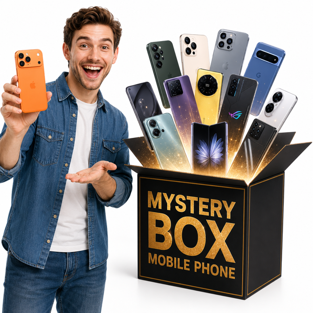 2026 New Mystery Box Mobile Phone Wholesale Smartphone Tablet Earbuds Power Bank Surprise Gift for Resale Buyers