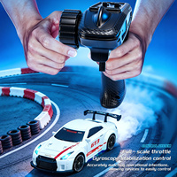 Voiture miniature RC à échelle 1/43, semi-électrique, 2,4G, voiture de course télécommandée, jouet pour enfants