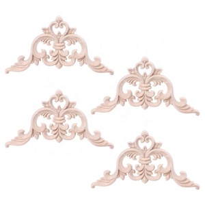 Scatola di <span class=keywords><strong>legno</strong></span> e segno di <span class=keywords><strong>parete</strong></span> parti di mobili con intaglio in gomma <span class=keywords><strong>legno</strong></span> onlay e <span class=keywords><strong>applique</strong></span> per specchio porta di <span class=keywords><strong>legno</strong></span> artigianato - Product Image 2