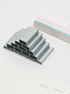 Agrafeuse manuelle rose pour boîte à pizza Agrafeuse Picker pour le bureau <span class=keywords><strong>ou</strong></span> les étudiants Utilisation polyvalente simple avec 1 boîte d'agrafes - Product Image 4