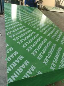<span class=keywords><strong>Le</strong></span> <span class=keywords><strong>film</strong></span> marin en plastique vert de la feuille 18mm de contreplaqué de pp a fait face au contreplaqué pour la construction - Product Image 3