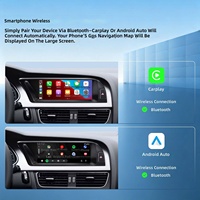 Écran tactile GPS compatible avec Android Wireless CarPlay pour Audi A4 RS4 B8 8K modèles 2009-2016, affichage sur tableau de bord
