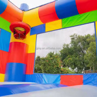 Château gonflable GMY avec toboggan aquatique et piscine, maison gonflable, fête de blocs, château gonflable pour enfants