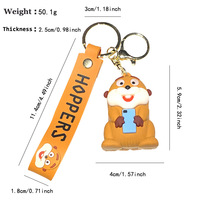 Llavero de muñeco de juguete de la serie Explosions Beaver Transformation Plan, divertido, lindo, con diseño de mascota y coche, creativo, para parejas y como colgante para mochila escolar