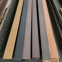 Planches de terrasse en WPC écologiques et imperméables, à effet 3D, avec système de fixation par emboîtement double à clipser pour la rénovation de terrasses