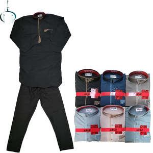 Túnica Redonda Estilo Saudí de Oriente Medio, Marca Al-haramain, Venta al Por Mayor |   Jubbah Qamis para Hombre Árabe, Poliéster Superfino, Color - Product Image 1