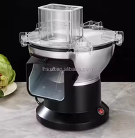 Melktheewinkel Kantines Automatische Snijmachine/Groente- en Fruit Snijder Aardappel Wortel Snijder en Shredder