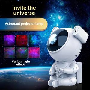 Lámpara de proyector de cielo estrellado inteligente estilo astronauta ABS puesta de sol noche Internet celebridad atmósfera astronauta galaxia proyector - Product Image 5