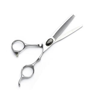 HS-0056 Logo personnalisé LOGO personnalisé argent japon 440C ciseaux de <span class=keywords><strong>coiffeur</strong></span> ciseaux de cheveux ciseaux de <span class=keywords><strong>coiffeur</strong></span> professionnel - Product Image 5