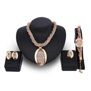 4 Piece Gold PlatedとFine Jewelry Sets Type Jewellery Set Girls