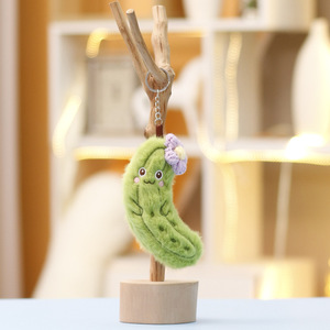 Llavero de Peluche con Forma de Pepino de Dibujos Animados, Creativo y Personalizado al por Mayor, Juguete de Peluche Súper Suave de Algodón PP con Forro de Malla, Promoción - Product Image 4