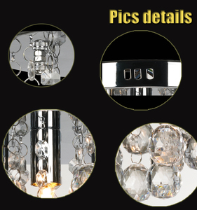 Metal Artistic Style Square Nakita Droplet Flush Mount Glass Crystal Acrylic Home Decoration <b>Ceiling</b> <b>Lighting</b> - Product Image 4