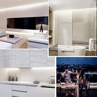 Tira de luces Led sin puntos para decoración residencial de casa, tira Led DC12V 24V, impermeable IP20 IP65 IP67, tira Led Cob