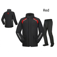Ensemble imperméable réfléchissant personnalisé en polyester pour moto/vélo électrique, veste et pantalon de pluie séparés pour hommes, livraison incluse